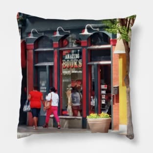 Pittsburgh PA - Strolling Along Liberty Avenue Pillow