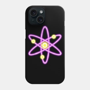 Purple Neon Cosmos Atom Phone Case