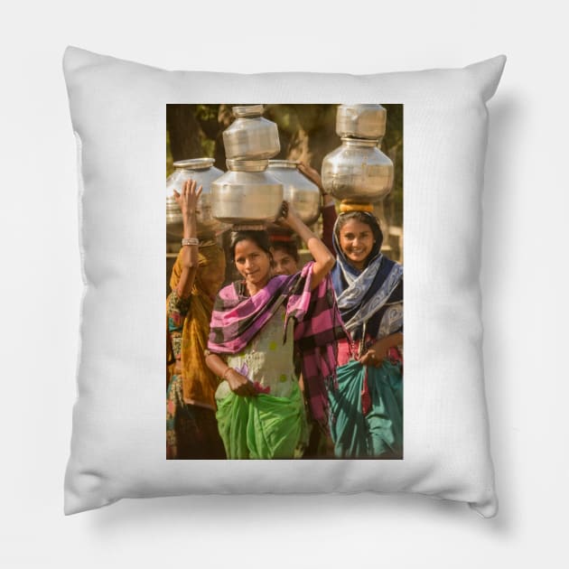 Women's Work 01 Pillow by fotoWerner