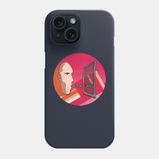 COMPUTER TALK Phone Case