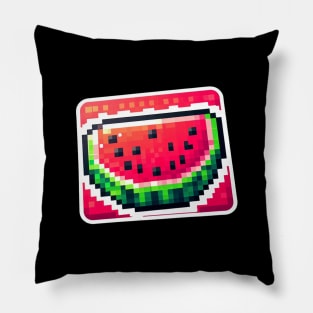 Watermelon Harvest Field Product Fruit Sweet Vintage Since Retro Pillow
