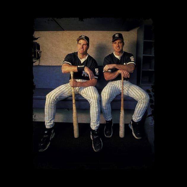 Paul O'Neill and Tino Martinez in New York Yankees by SOEKAMPTI