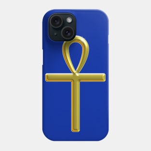 Golden Ankh - Key of Life Phone Case