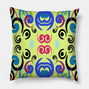 Swirls, Swirls, Swirls #13 Pillow