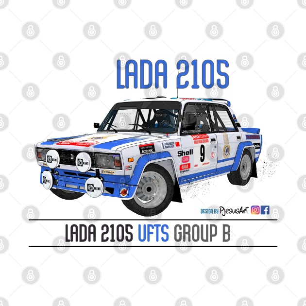 Lada 2105 VFTS Group B Front 05 by PjesusArt