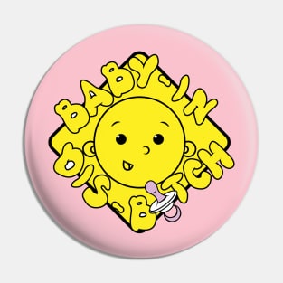 Baby girl on board Pin