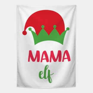 Mama Elf - Fun Family Christmas Design Tapestry