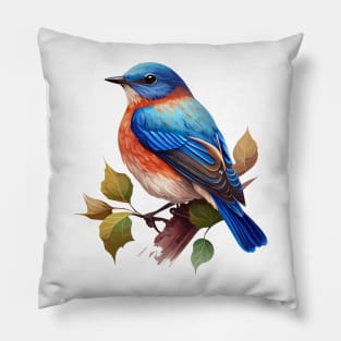 Eastern Bluebird Pillow