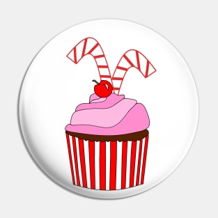 CUPCAKES And Candy Canes Pin