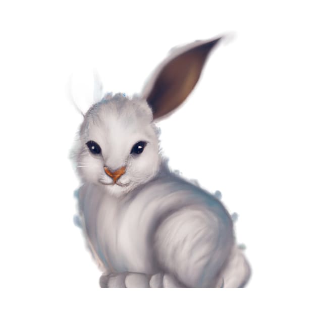 Cute Hare Drawing by Play Zoo