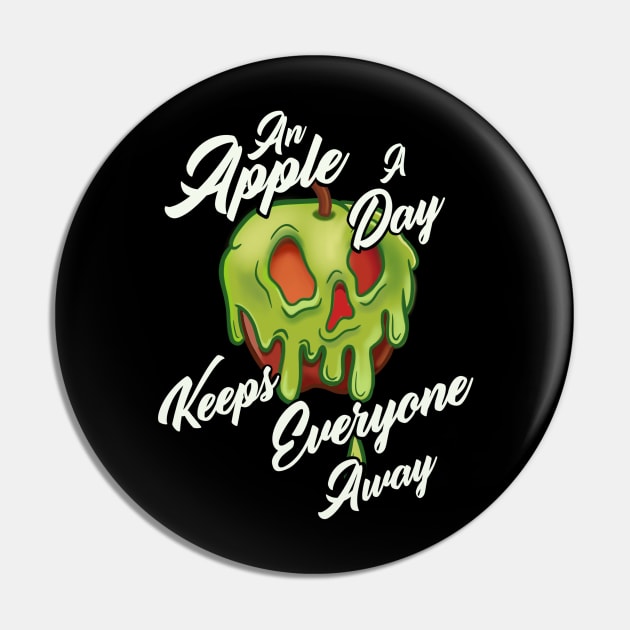 A Poison Apple A Day Pin by Drawn2life