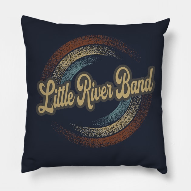 Little River Band Circular Fade Pillow by anotherquicksand