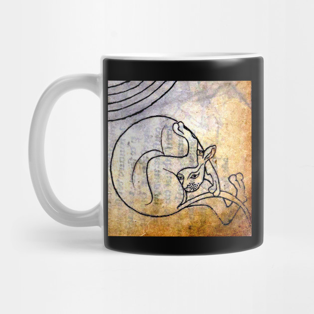 Medieval Funny Cat Art Painting Shirt Weird Cat Painting Art Mug Teepublic