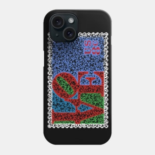 Low Poly Love Stamp (Robert Indiana) Phone Case