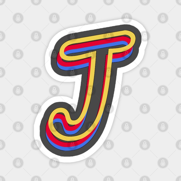 J for Jonno Magnet by imJonno