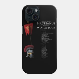 Roman Emperor Hadrian World Tour Ancient Rome History Phone Case