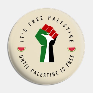 Until Palestine is Free Pin