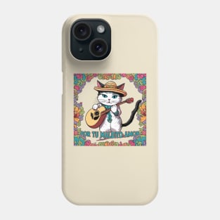 Mariachi Cat Sings Phone Case