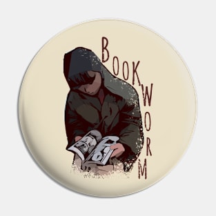 Bookworm Boy! Books Pin