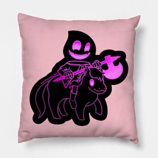 Headless Horseman (Pink) Pillow