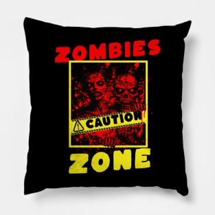 Crimson Terror: Zombies Zone Pillow