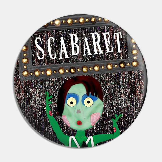 Broadway Zombie Scabaret Slaybill Pin by jrbactor