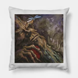 Woodland Spirit (with dragonflies) Pillow