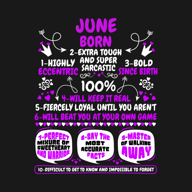 June Born by MCALTees