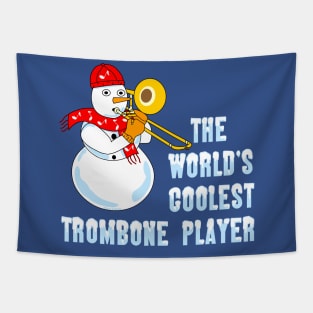 Coolest Trombone Player Tapestry