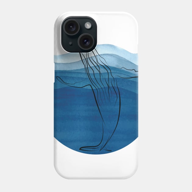 Blue ocean Phone Case by Amcroga