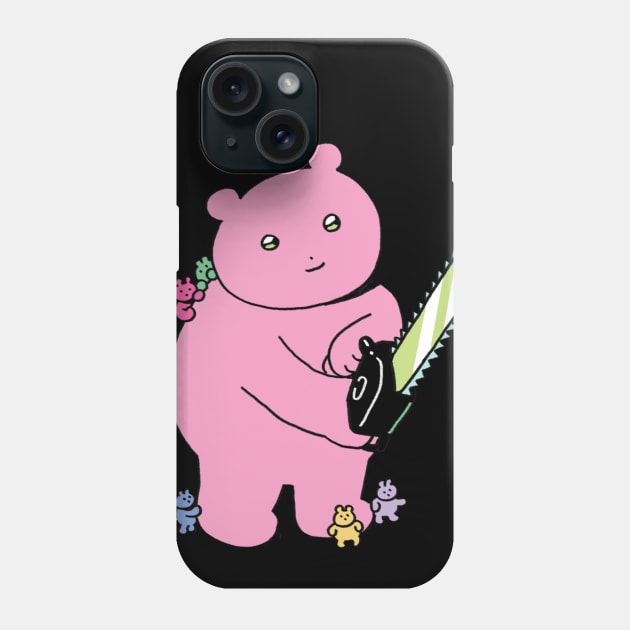 Chainsaw Bear Phone Case by LillianXie