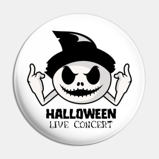 HALLOWEEN LIVE CONCERT Pin