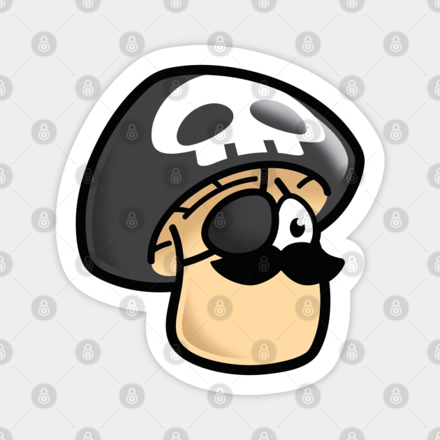 ShroomDood (Pirate) Magnet by ArtofJMS