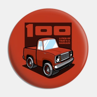 Sunrise Orange - D-100 (1978) Pin