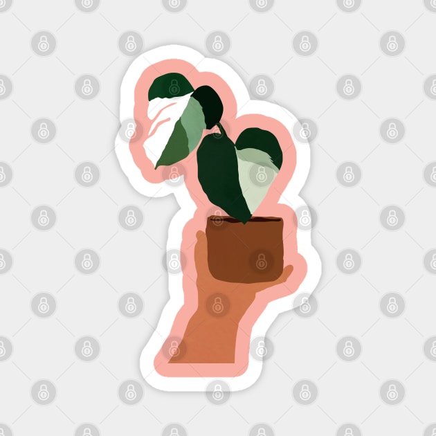 Monstera Magnet by eveline