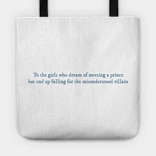 The Fine Print quote Tote