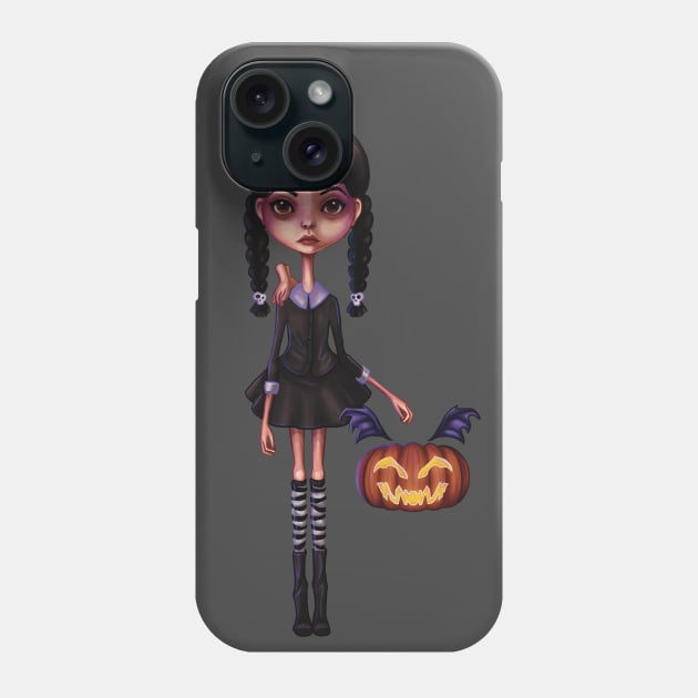 Wednesday Halloween Phone Case by thewickedmrshicks