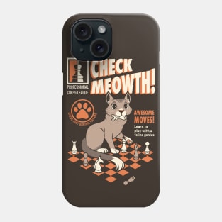 Check-Meowth Cat Chess Phone Case