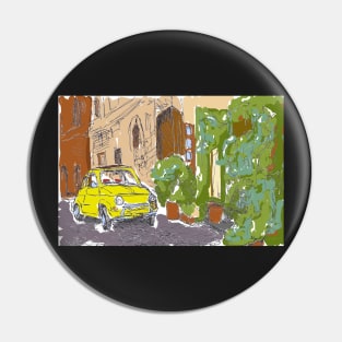 Italian landscape Pin