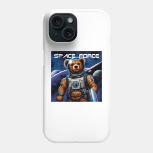 Teddy as a new recruit in the space Force Phone Case