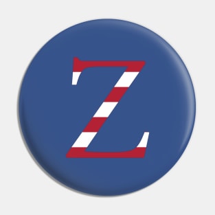 Stripes Zeta Pin