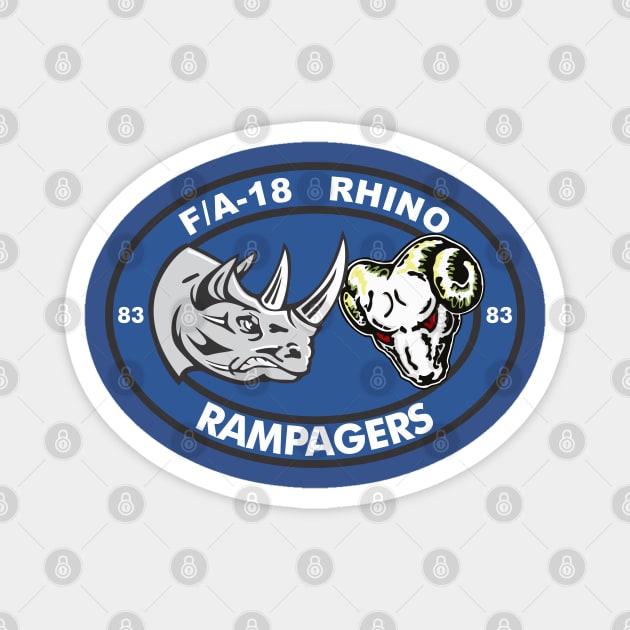 VFA-83 Rampagers - F/A-18 Magnet by MBK