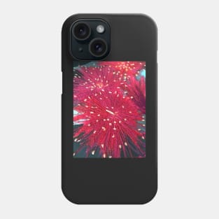 Crimson Gum Flowers by Leah Gay Phone Case