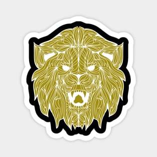 African Lion Inspired Magnet