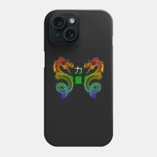 Power Dragon Neon Colors Phone Case