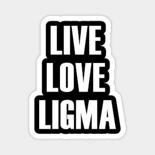 Live Love Ligma Magnet