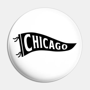 Chicago Pennant - White Pin