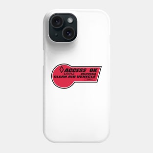 California HOV Red Phone Case