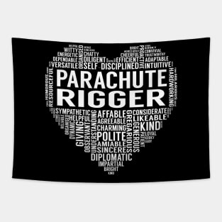 Parachute Rigger Heart Tapestry