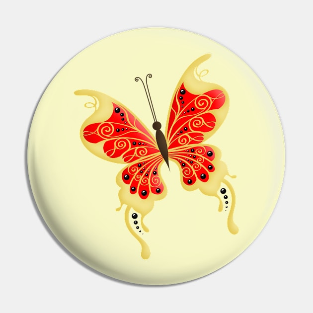 Mother Butterfly Pin by Samr Shop